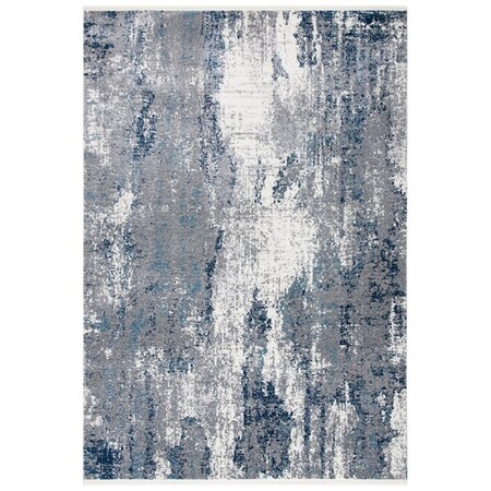 Safavieh 3 x 5 ft. Lilypond 818F Power Loomed Rectangle Area Rug Grey & Blue LLP818F-3